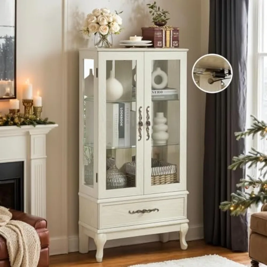 Display Case Acrylic - Vetrina per soggiorno: mobile curio in