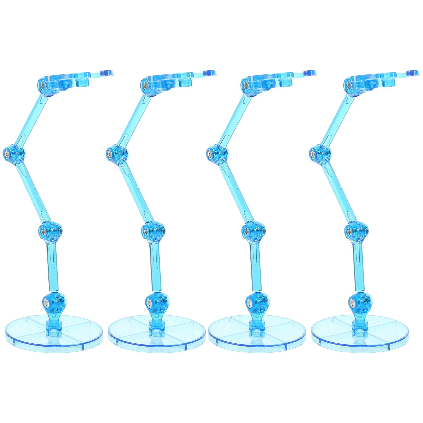 Action Figure Stand - 4 supporti in plastica di alta