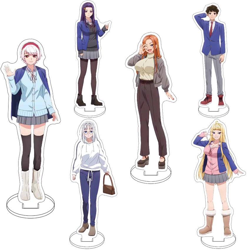 Figma Stand Set - Supporto per figurine in acrilico da