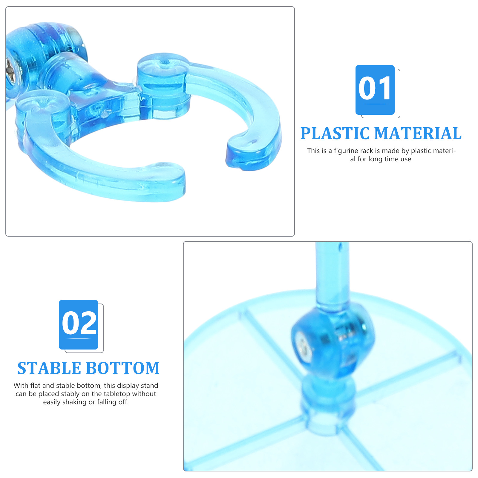 4 supporti in plastica di alta - Action Figure Stand recensione e prezzo